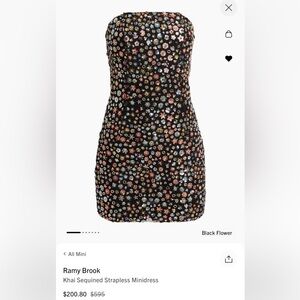 Ramy Brook Multicolor Khai Sequined Strapless Minidress - WORN ONCE
